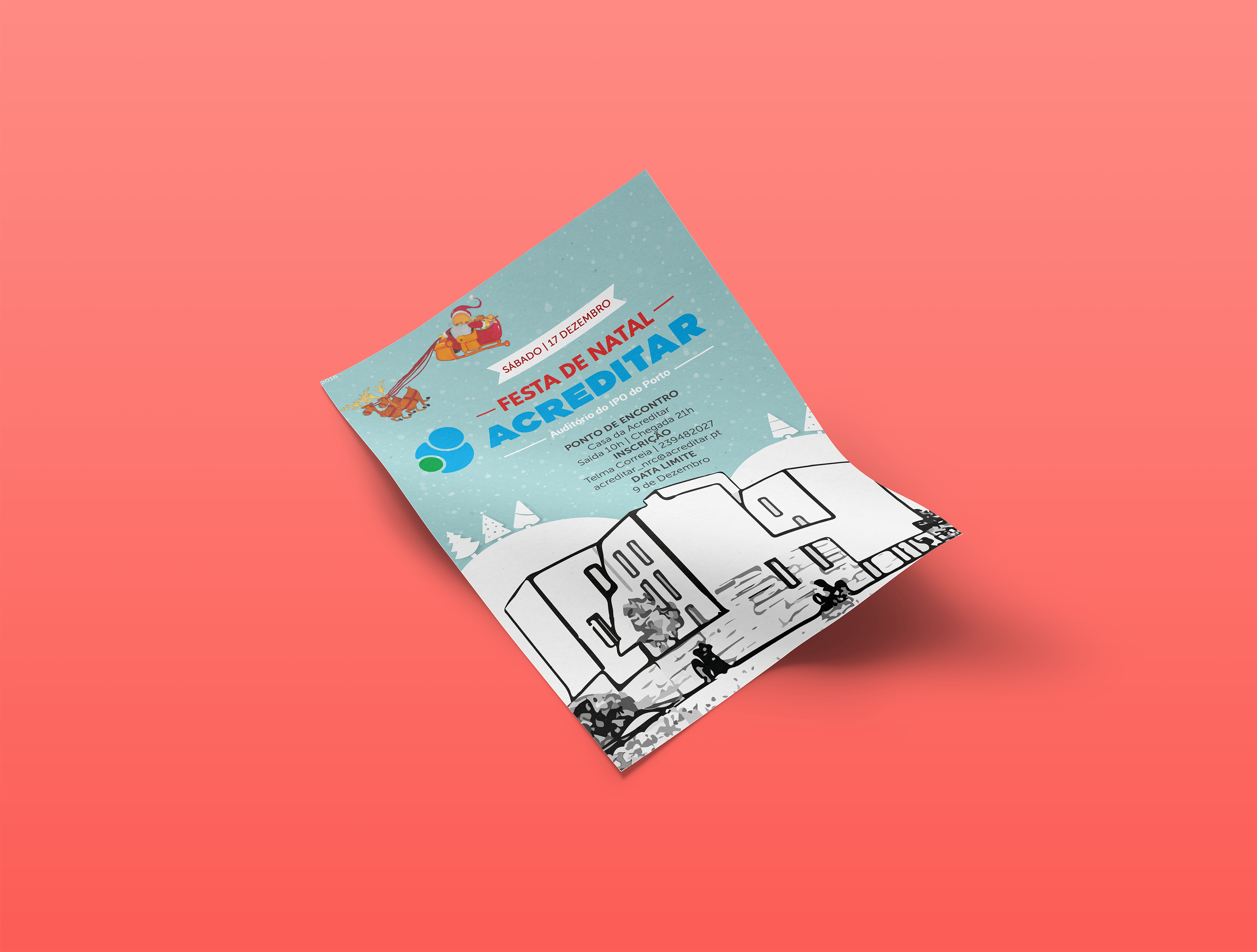 Cartaz de Natal da Acreditar