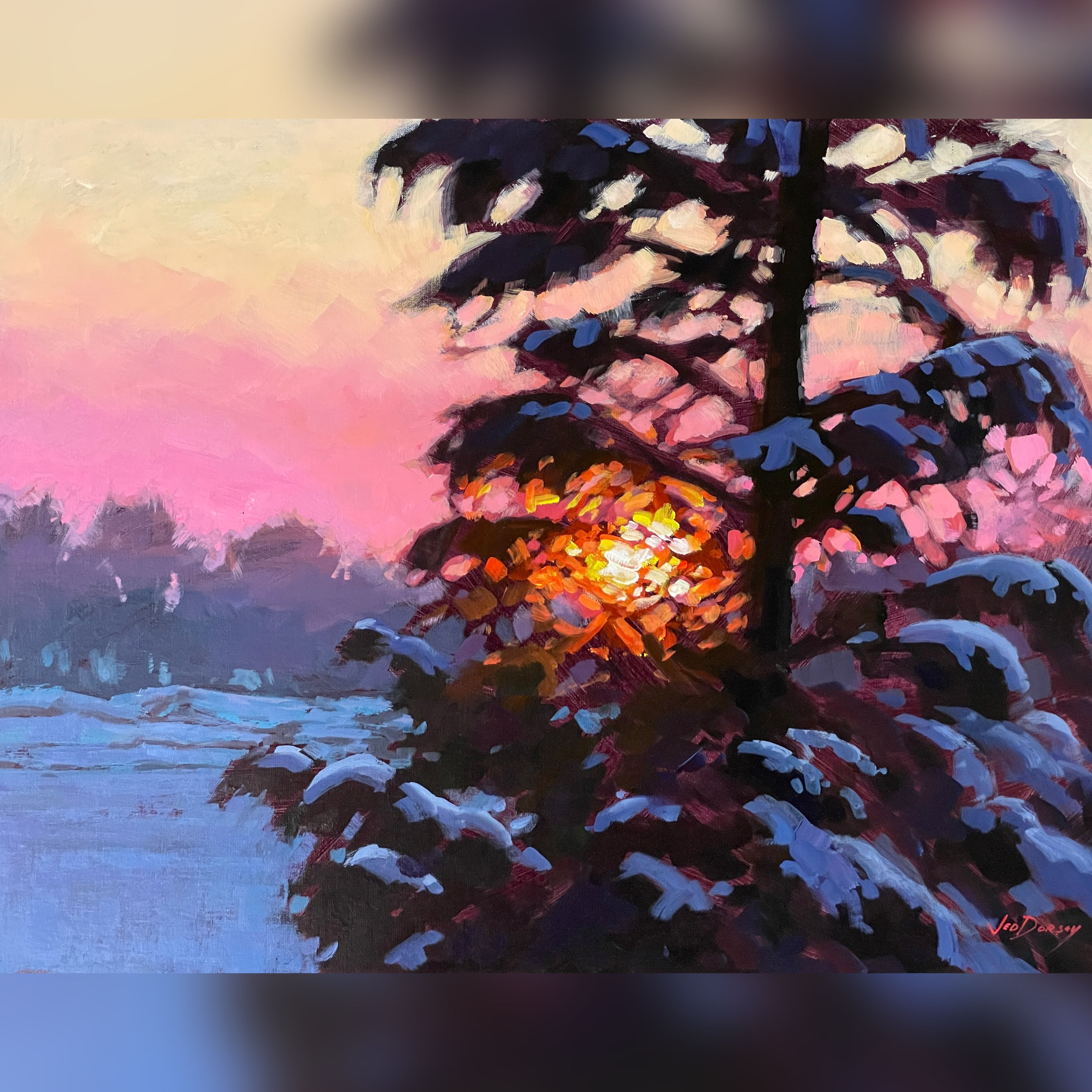 Christmas Bonus 9 - Winter Sun - 18x24