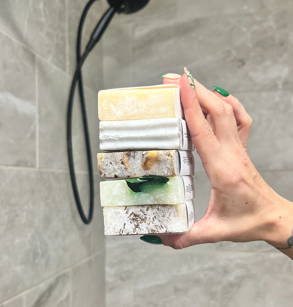 Tallow-Based Body Soap and Shampoo Bars