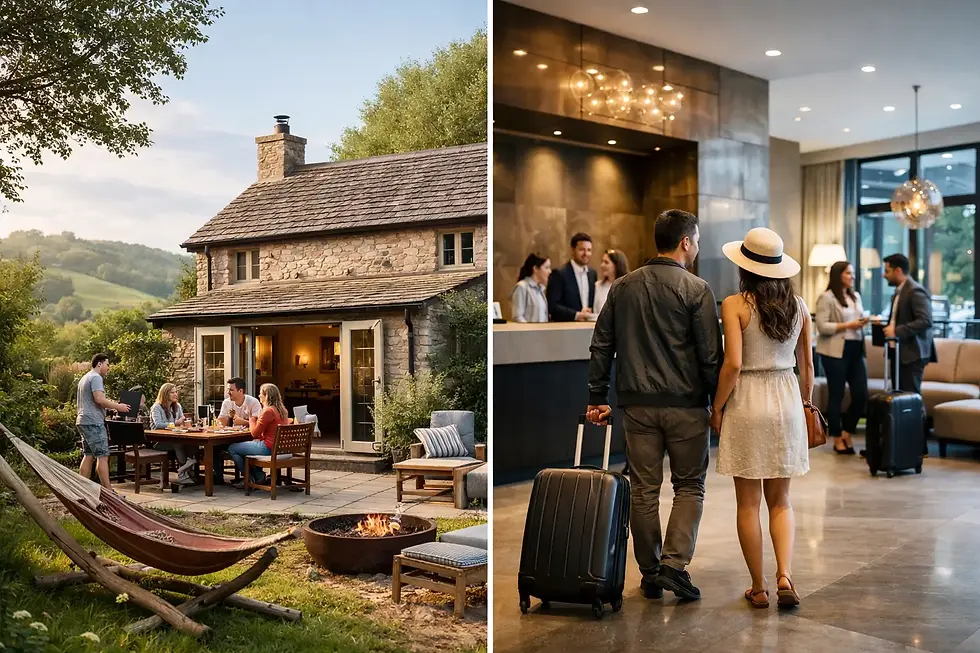 Holiday Cottage vs Hotel for Groups