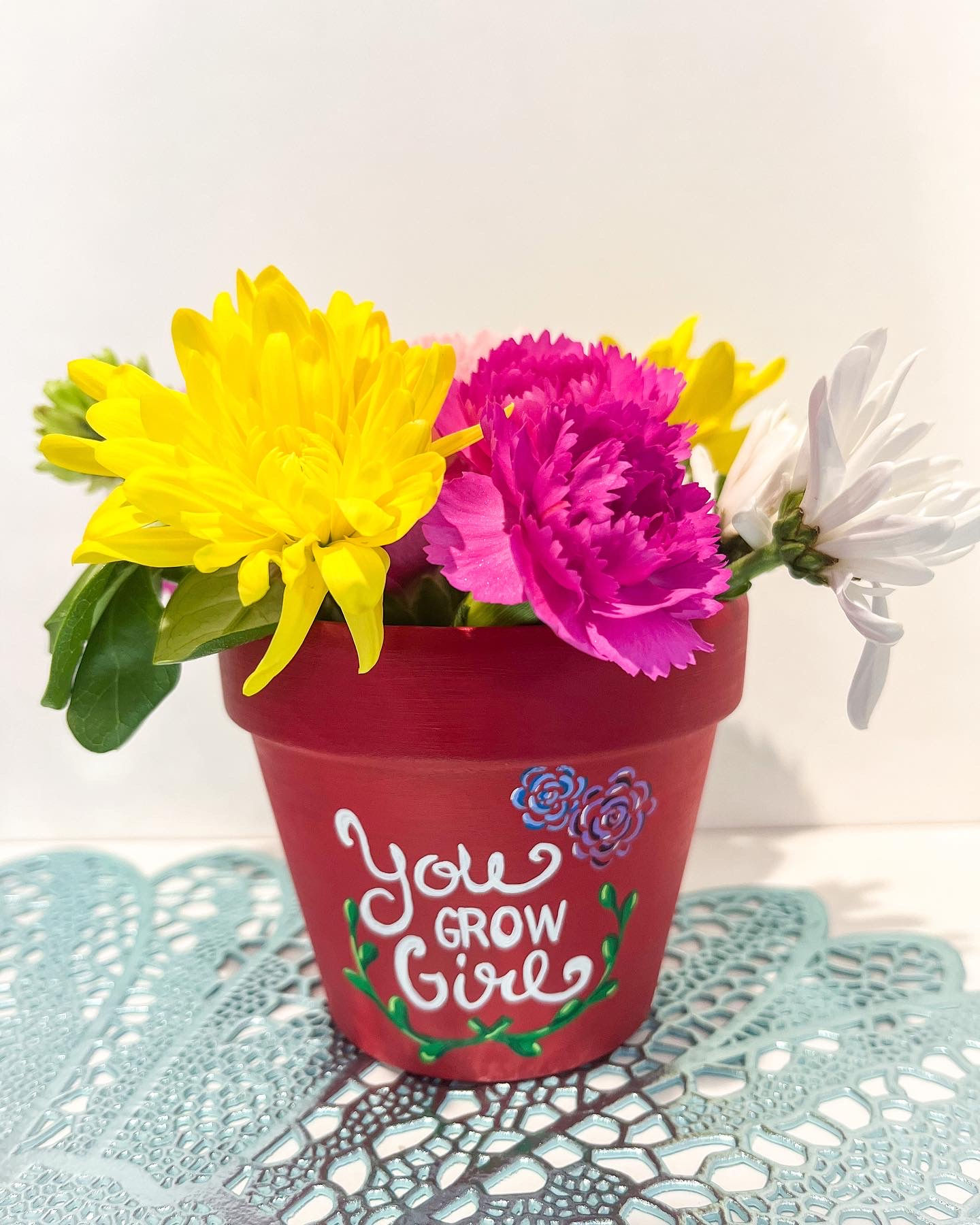 You Grow Girl Flower Pot