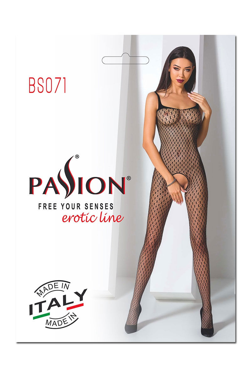 Miniature : Combinaison  Sexy Noir en résille - Taille Unique