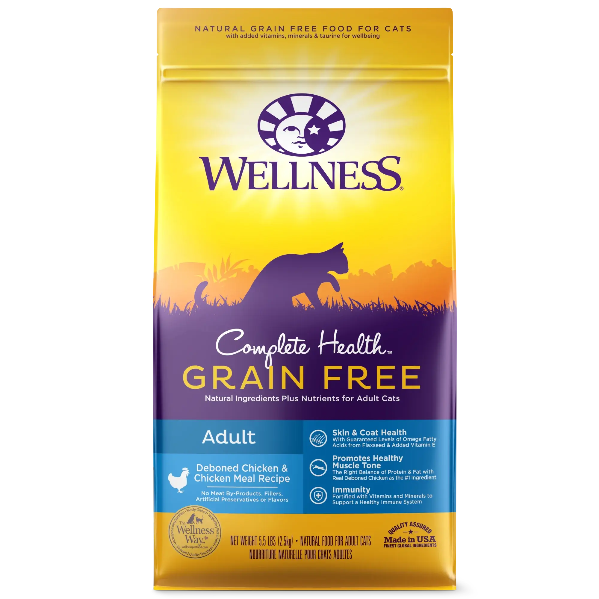 Wellness Cat Complete Health™ Grain Free Adult Deboned Chicken & Chicken Meal