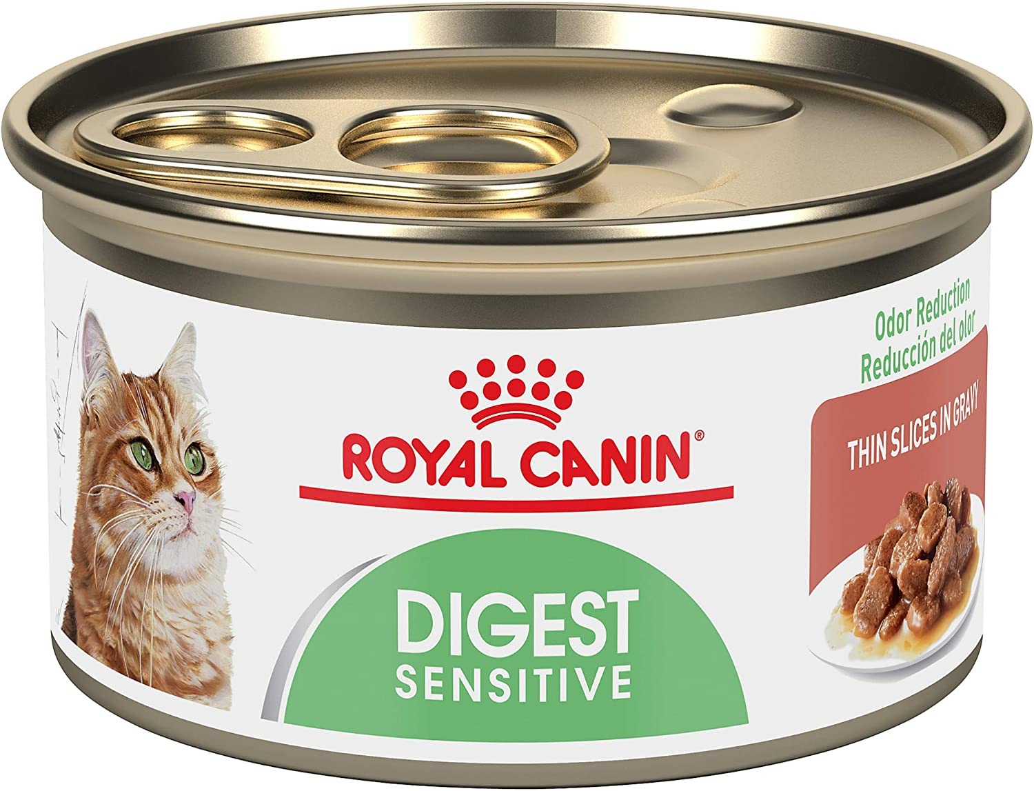 Royal Canin Digest Sensitive Thin Slices in Gravy Canned Cat Food, 3 Oz