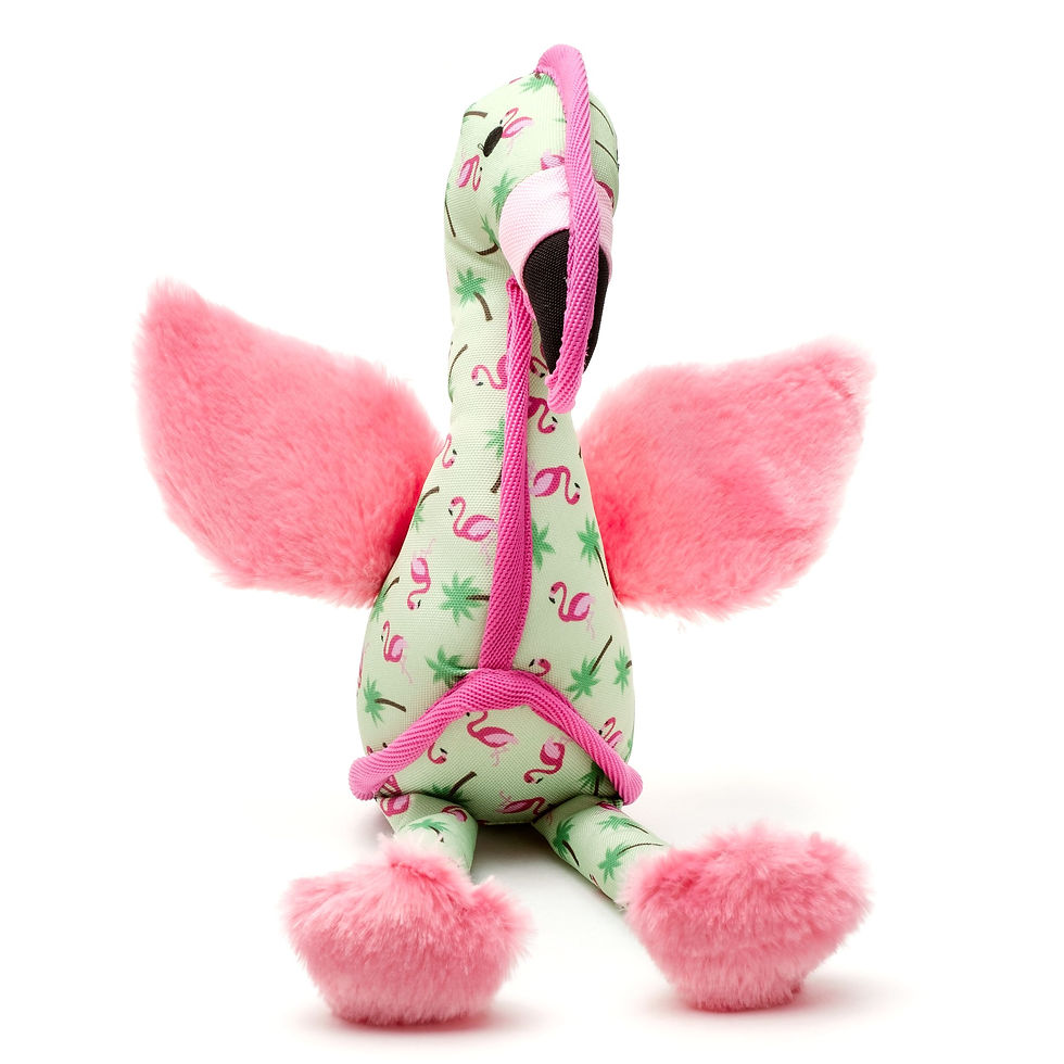 Thumbnail: The Worthy Dog Flamingo Toy