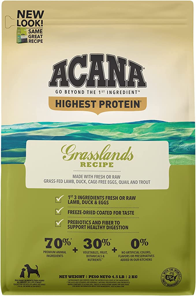 Acana Dog Grasslands Recipe