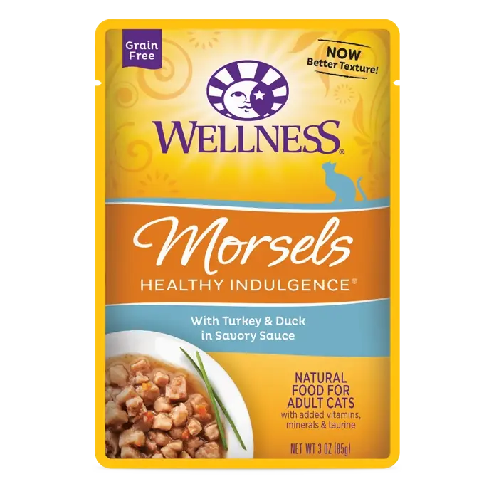 Wellness Cat Healthy Indulgence® Morsels Turkey & Duck, 3OZ ( Case of 24 )