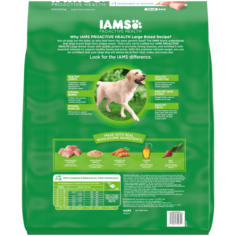 Thumbnail: Iams ProActive Health Adult Large Breed Dry Dog Food