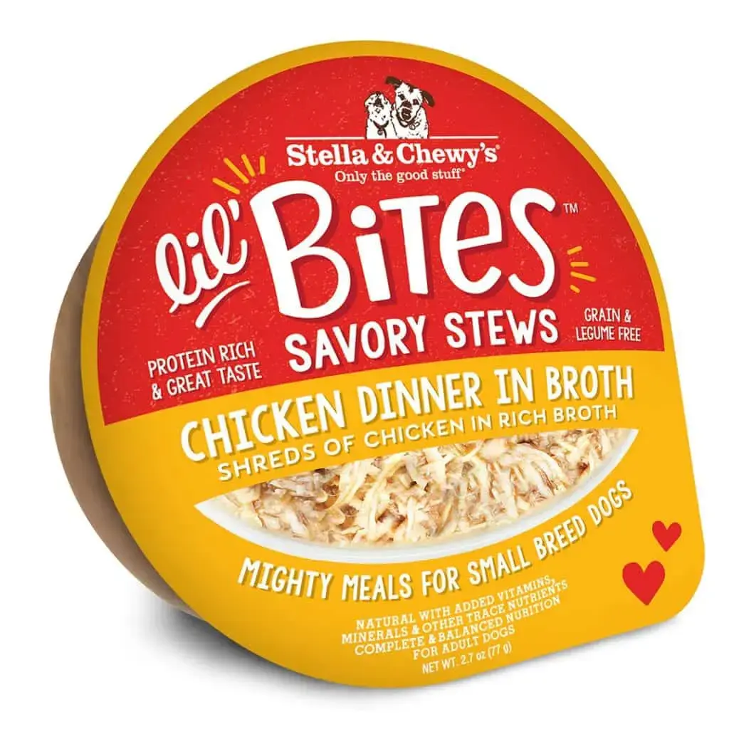 Lil’ Bites Savory Stews Chicken Dinner in Broth, 2.7 OZ (Case Of 12)