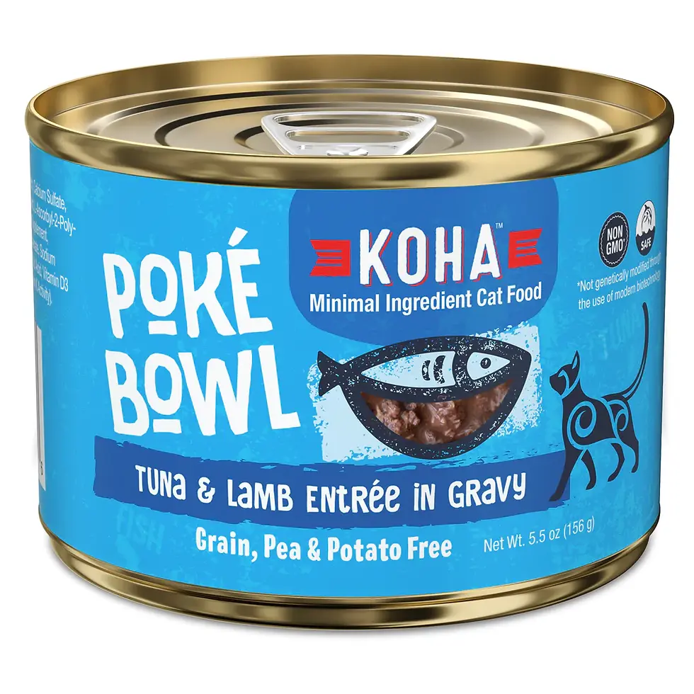 Thumbnail: Koha Poké Bowl Tuna & Lamb Entrée in Gravy for Cats