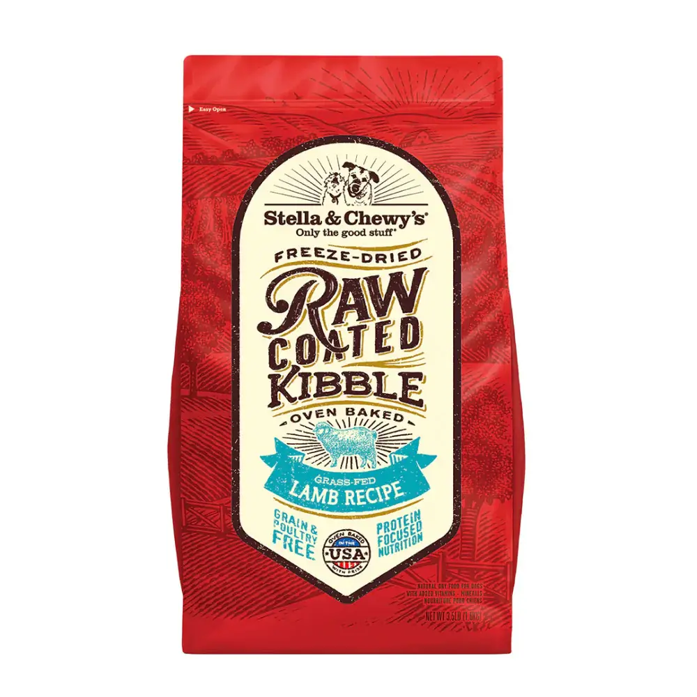 Stella & Chewys Grass-Fed Lamb Raw Coated Kibble