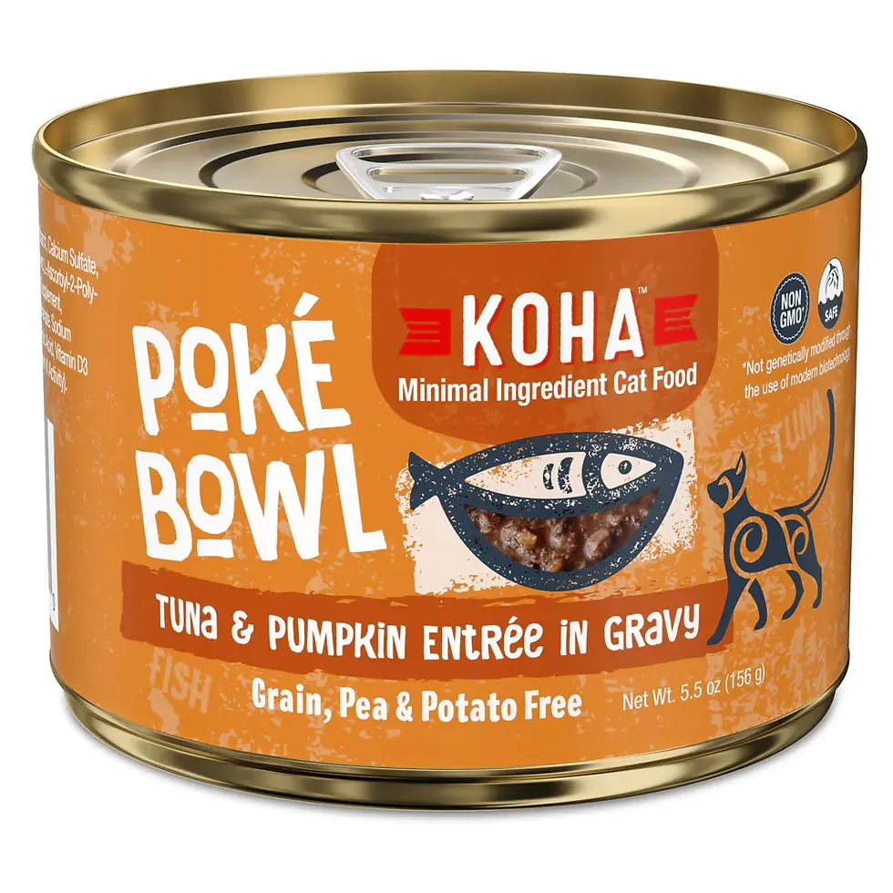 Thumbnail: Koha Poké Bowl Tuna & Pumpkin Entrée in Gravy for Cats