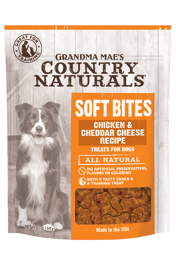 Grandma Maes Country Naturals Soft Bites, Chicken & Cheddar, 5 OZ
