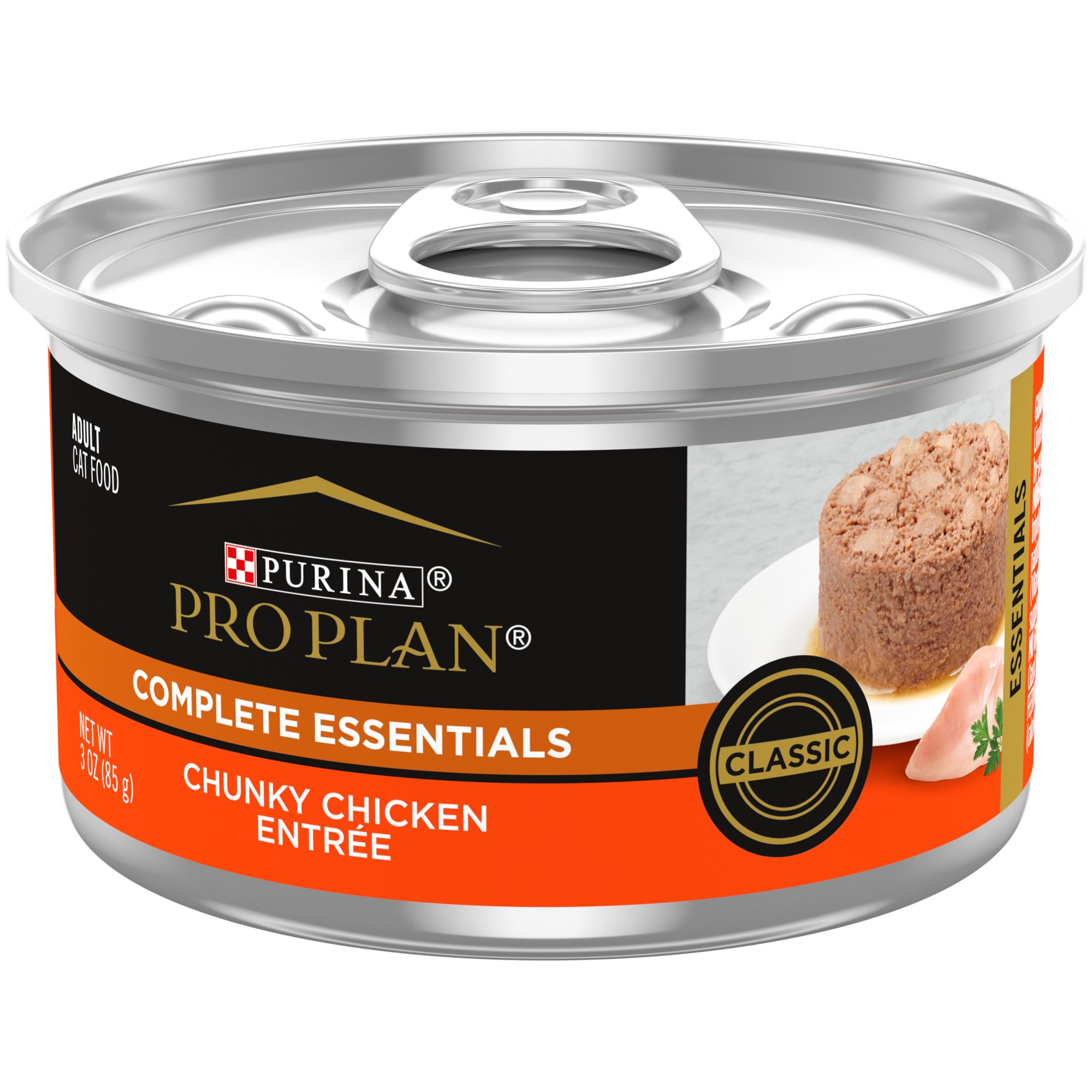 Essentials Chunky Chicken Entrée Classic Wet Cat Food, 3 Oz (Case of 24)