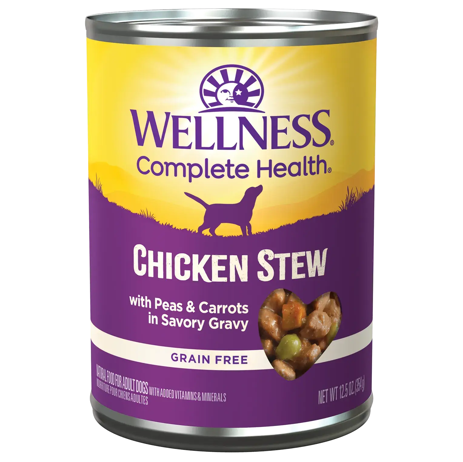 Wellness Chicken Stew with Peas & Carrots, 12.5 OZ (Case of 12)