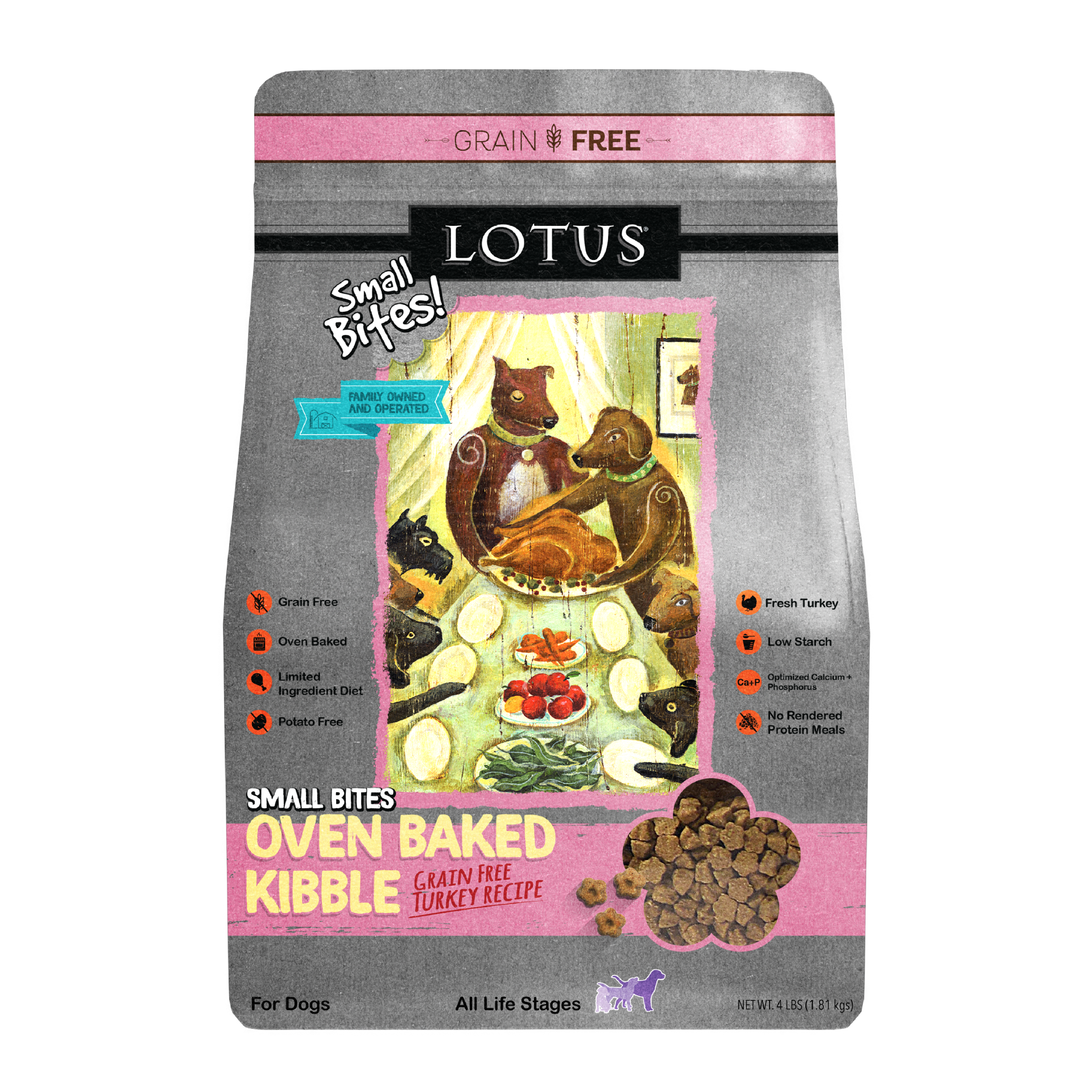 Lotus Dog Small Bites Turkey Recipe