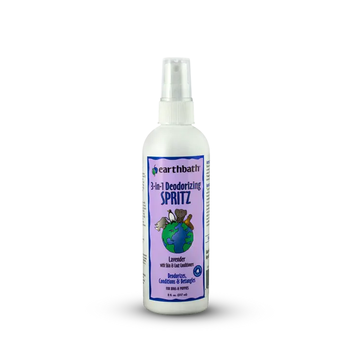 Earthbath Dog 3-in-1 Deodorizing Spritz - Lavender, 8OZ