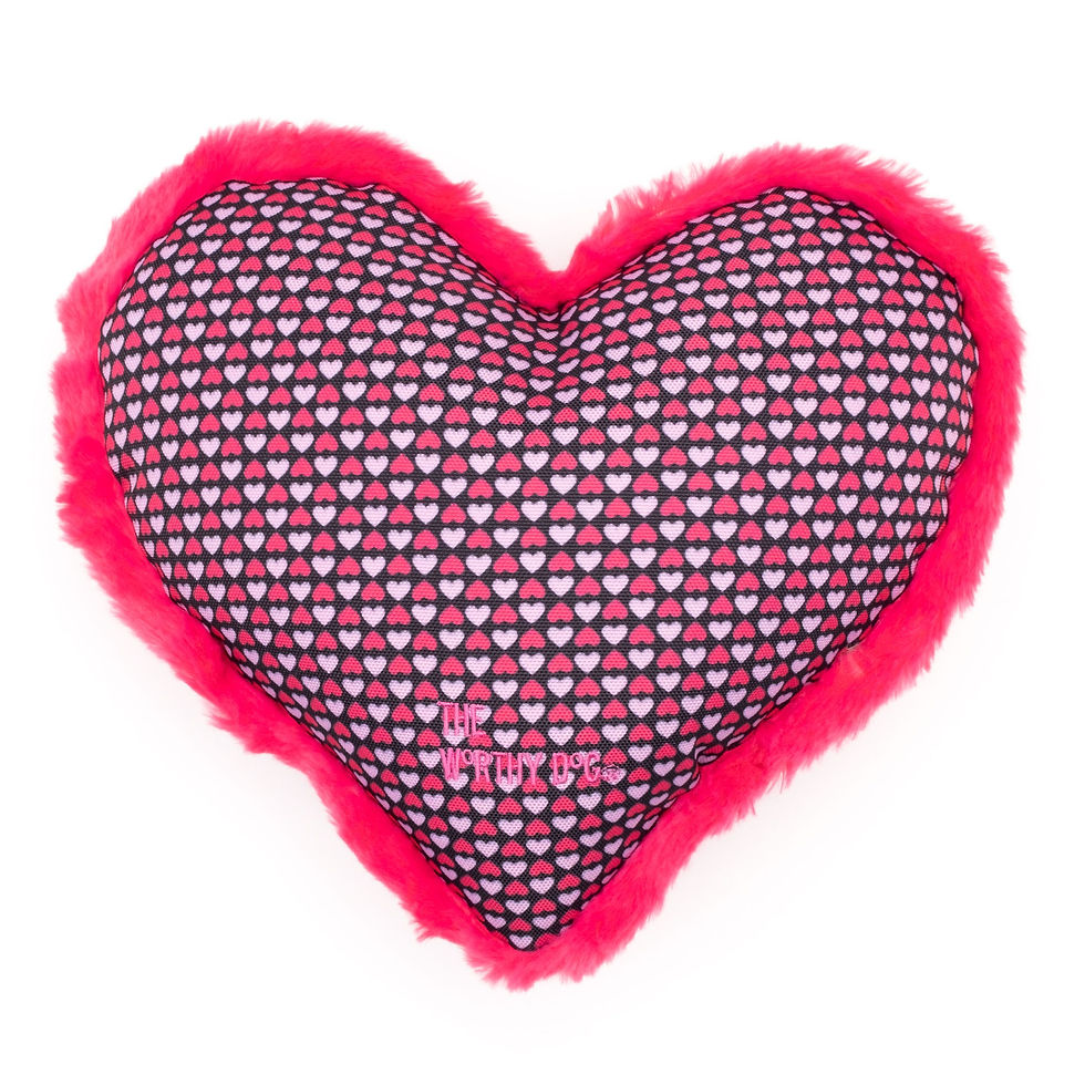 Thumbnail: The Worthy Dog Chews Me Heart Toy