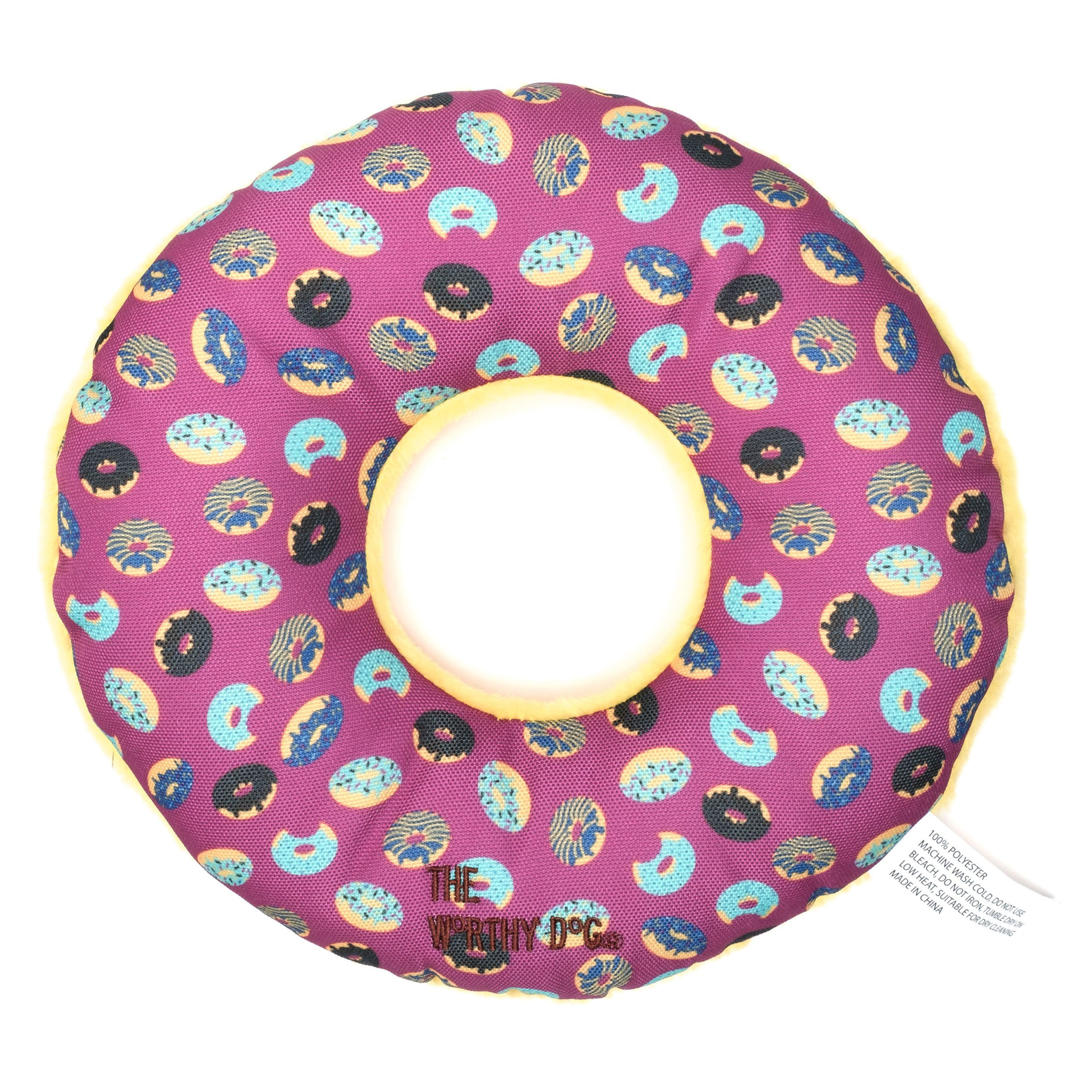 The Worthy Dog Donut Toy