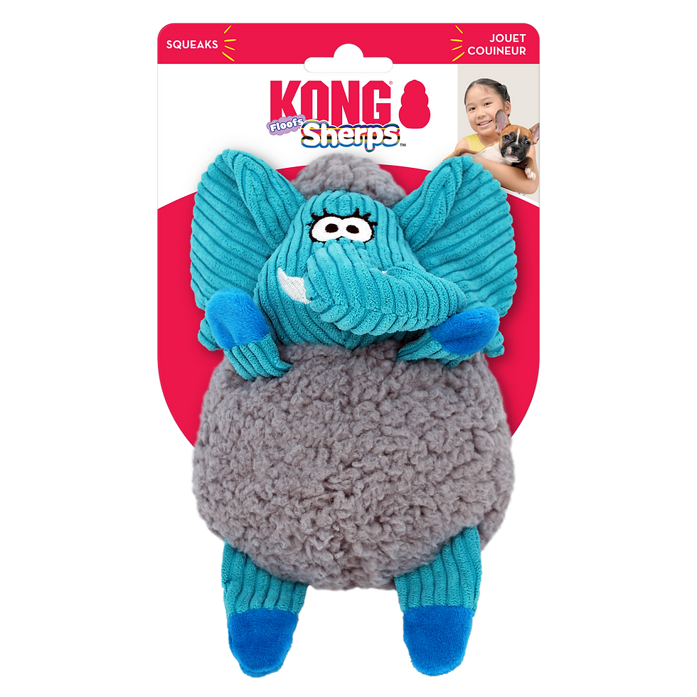 Thumbnail: KONG Sherps™ Floofs Elephant, Medium