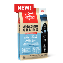 Orijen Amazing Grains, Six Fish Dry Dog Food
