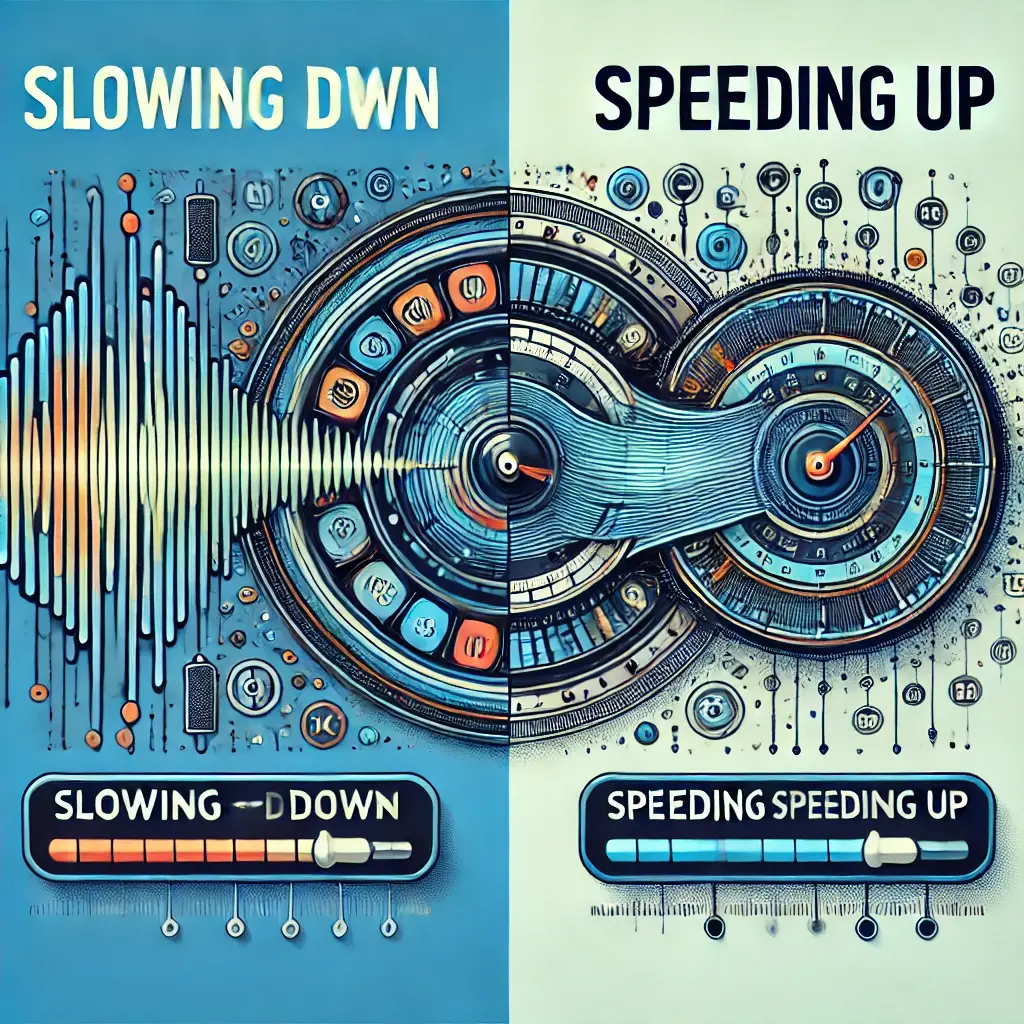 Slowing/Speeding Up Speech