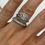 Thumbnail: Three Row Diamond Eternity Ring