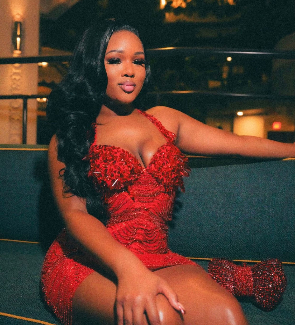 Halter Dazzle short dress