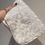 Thumbnail: Personalised Embroidered Baby Name Blanket - Fleece Rosebud Blanket with Satin