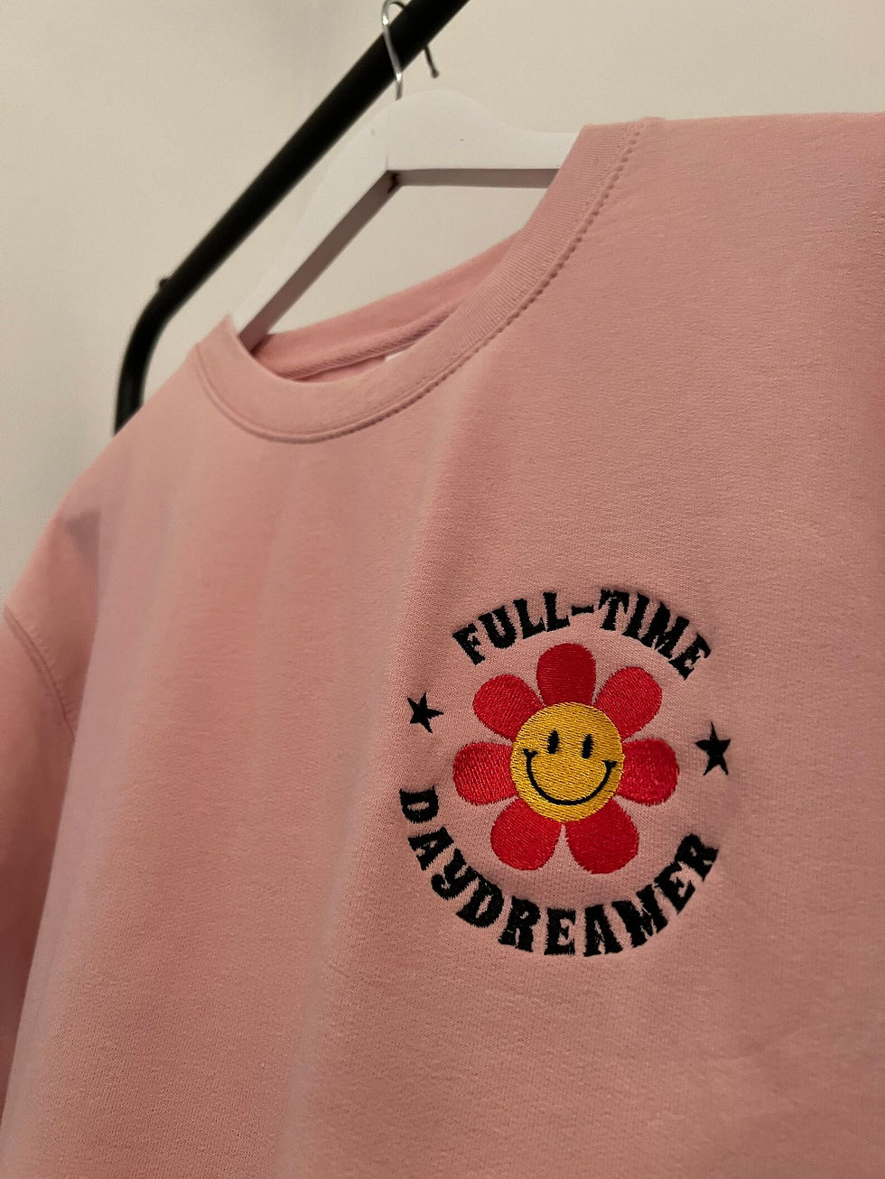 Adults Embroidered Full-Time Daydreamer Sweatshirt