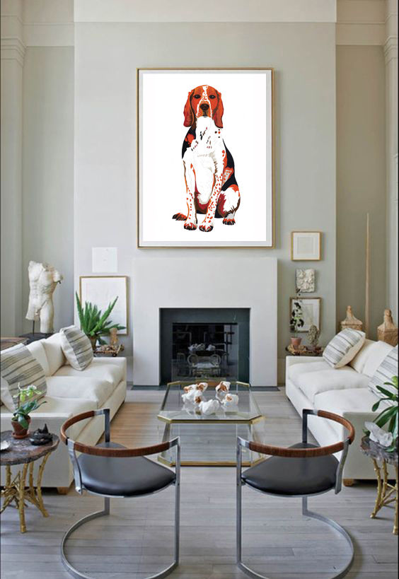 Thumbnail: HOUND DOG LIMITED EDITION SIGNED ART PRINT