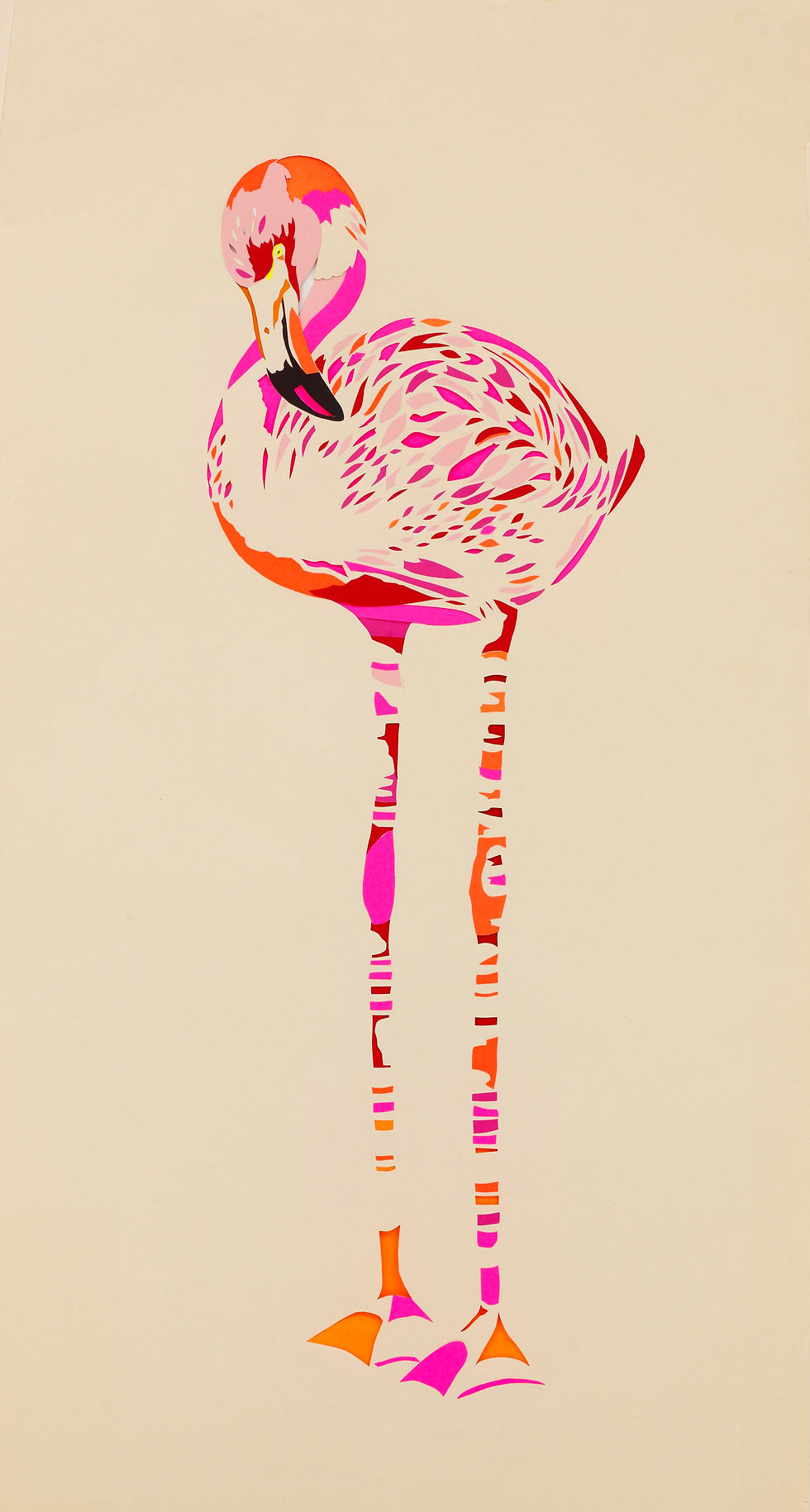 Thumbnail: Garland flamingo - ORIGINAL