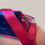 Thumbnail: BLUE MAGENTA VELVET HANDBAG