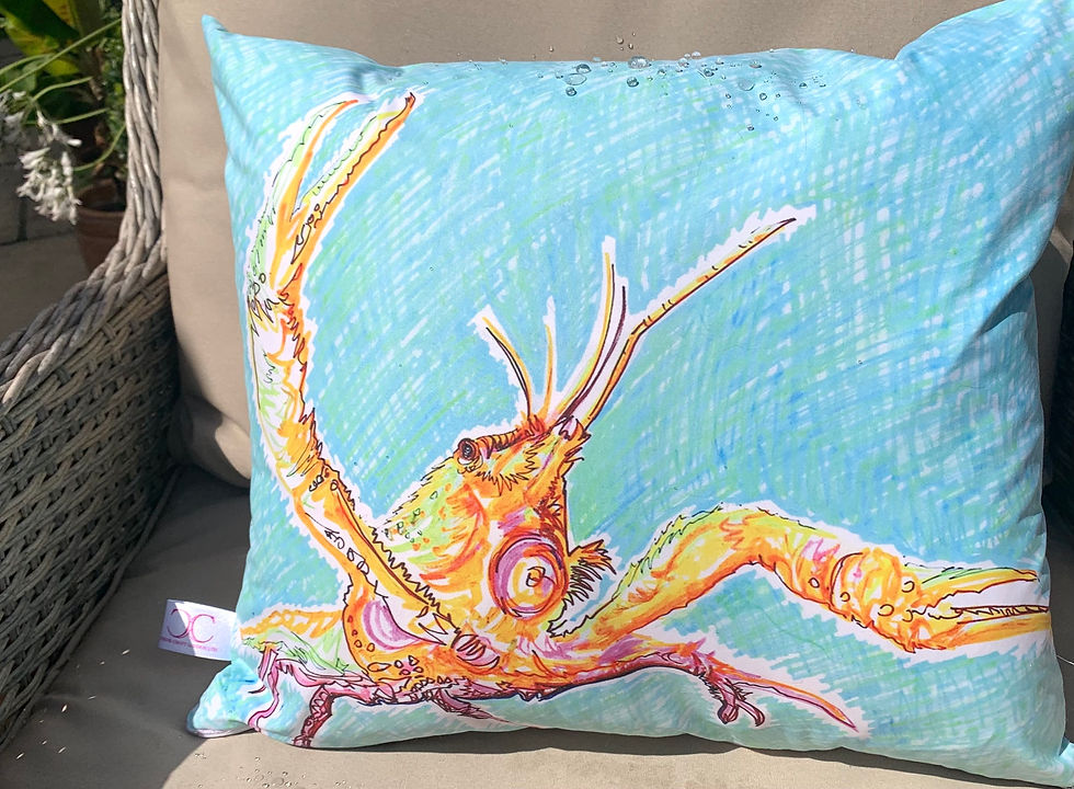 Thumbnail: LUCKY LOBSTER CUSHION 