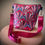 Thumbnail: Magenta Shell Velvet Handbag