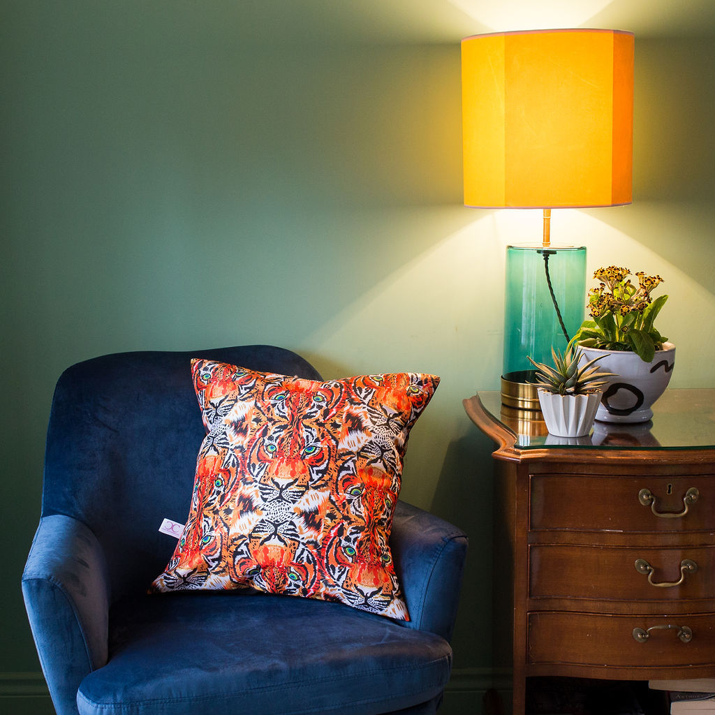 TRYPTIC TIGERS CUSHION