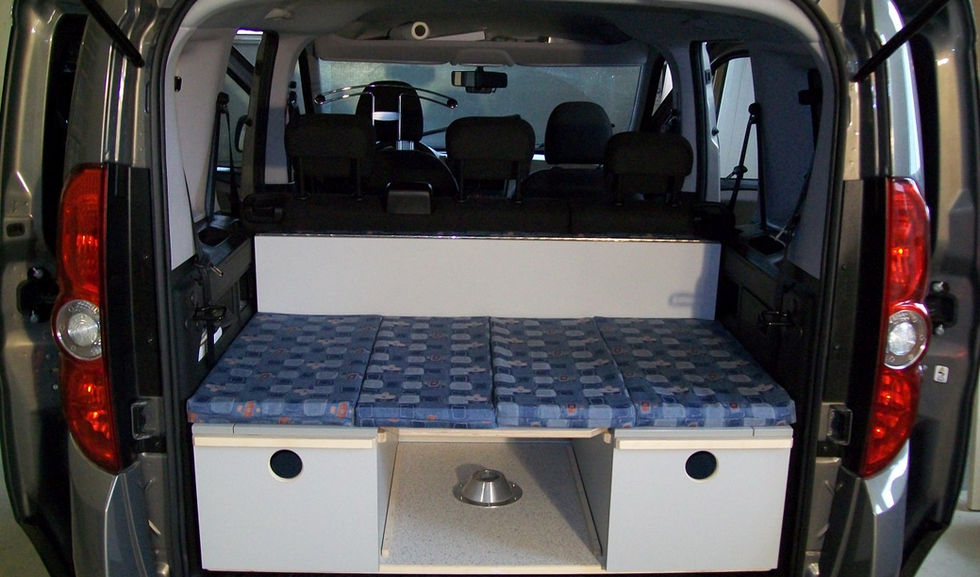 Campingausbau für Campervan Opel Combo, Citroen Berlingo, Mercedes Citan, Renault Kangoo, Peugeot Partner