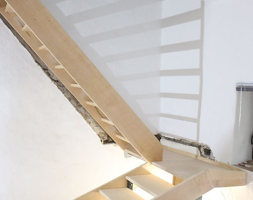 Escalier en Frêne massif 