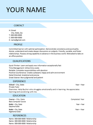 Business Resume