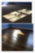 before and after of refinished