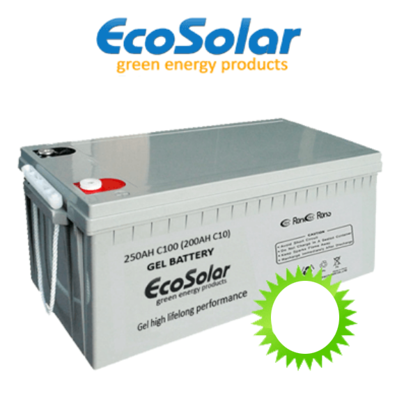 Bateria de Gel Ecosolar 12V 250Ah