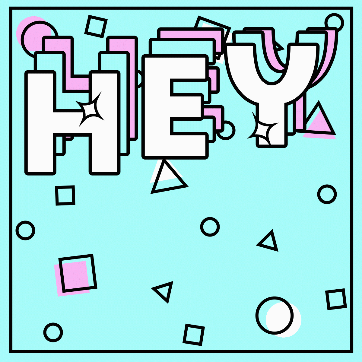 90s Style HEY GIF