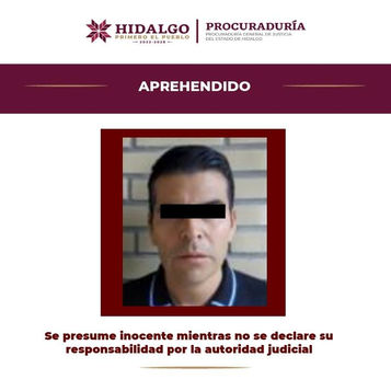 La PGJEH aprehende a probable responsable de violación agravada
