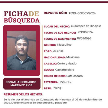 Jonathan Eduardo necesita de tu valiosa ayuda para volver a casa