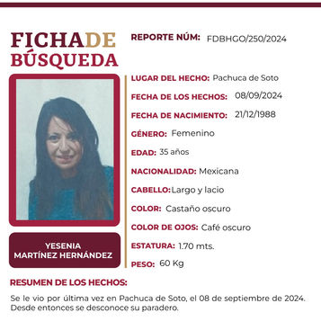 Yesenia Martínez necesita de tu valiosa ayuda para volver a casa