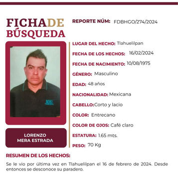 Lorenzo Mera necesita de tu valiosa ayuda para volver a casa