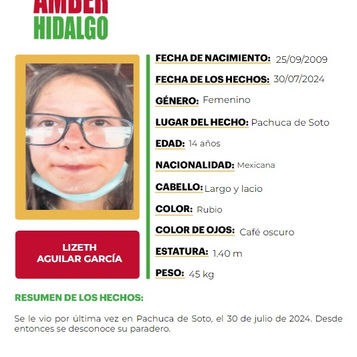 Lizeth Aguilar necesita de tu valiosa colaboración para volver a casa