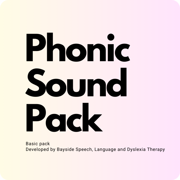 Phonic sound flashcard pack cover