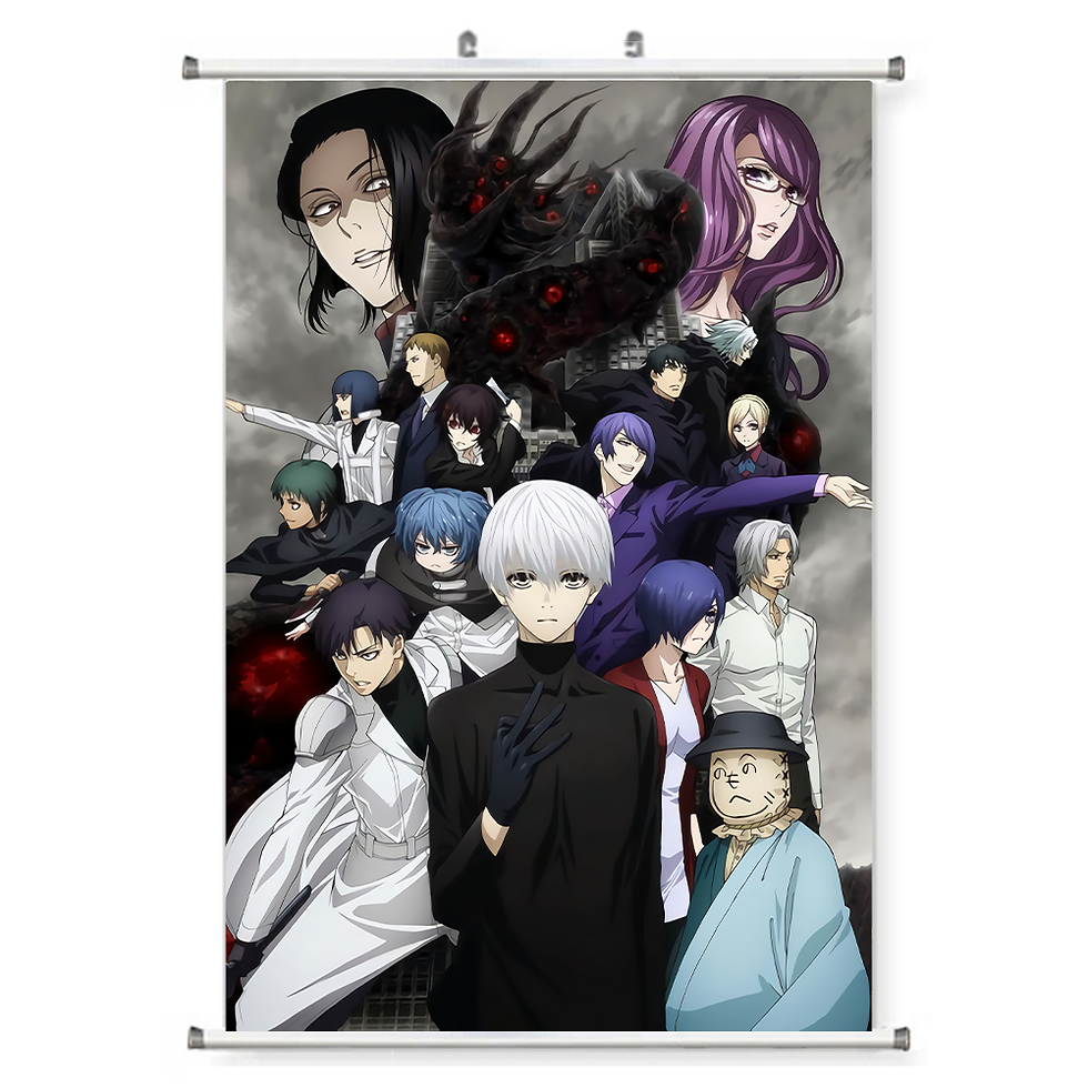 Thumbnail: Anime Wall scroll 600*900mm Poster OnePunch Man\ Tokyo Revenger\ Tokyo Ghoul\Ghi