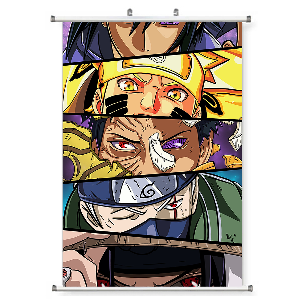 Thumbnail: Naruto Wall scroll 600*900mm Post Pt.1